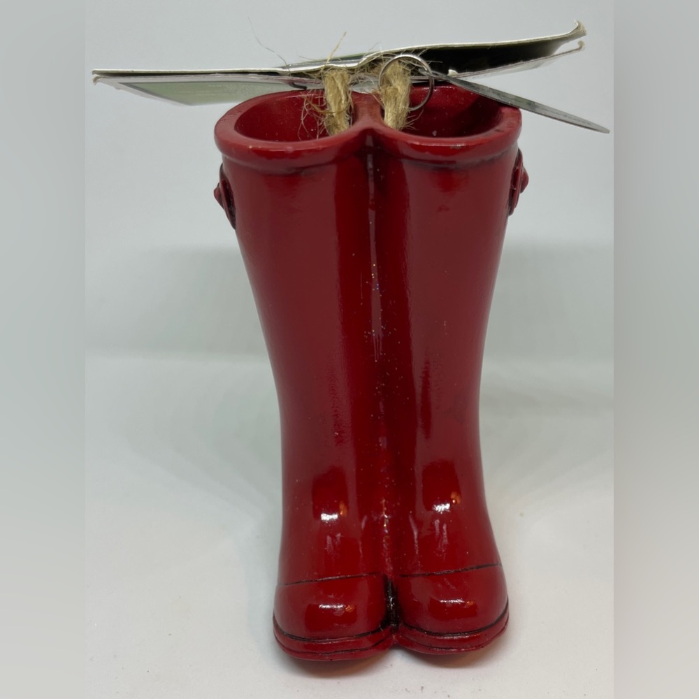 Smith & Hawken Red Wellie Boots Christmas Ornament (2012) Target